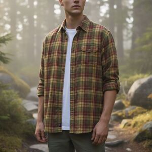 Vintage Lochlana Flannel Shirt Mens XL Wool Cotton Button Up Plaid Cabin Pocket